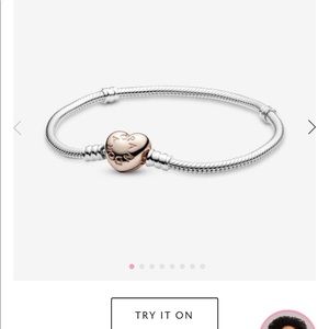 Pandora moment heart bracelet